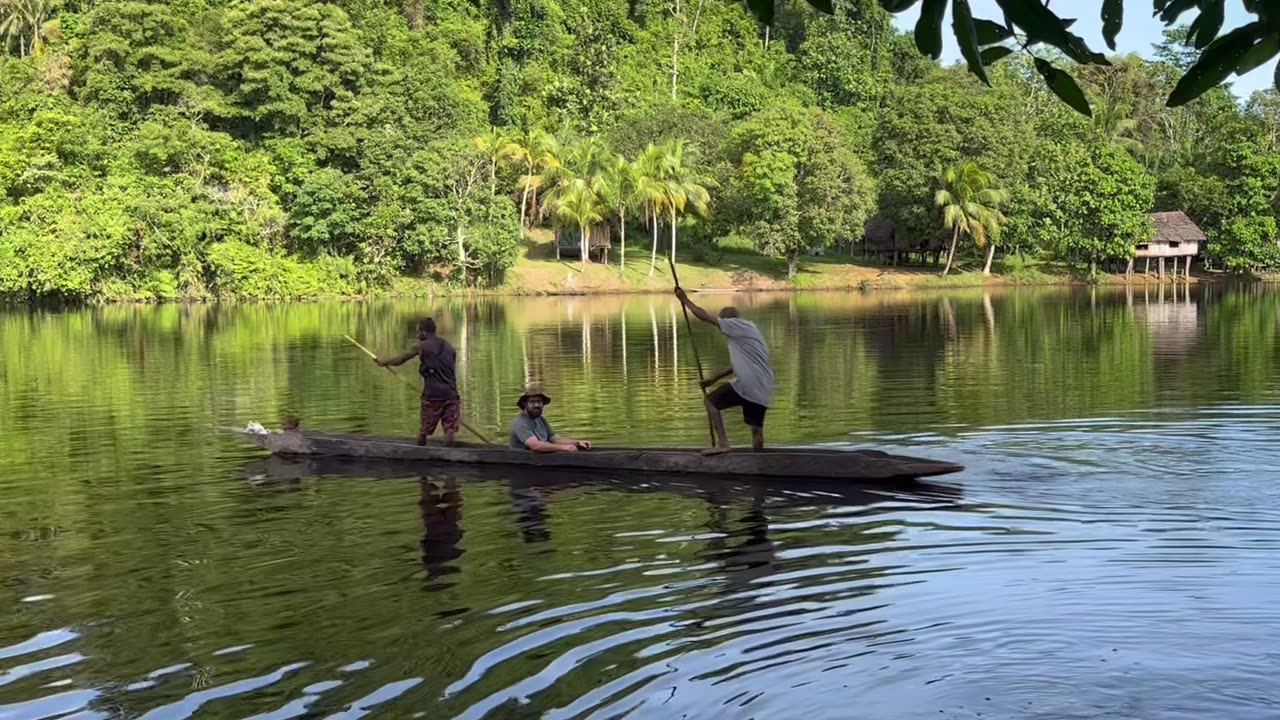 Village Hopping in a Floatplane in Papua New Guinea