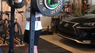 400lbs back squat! Squat every day (day 37)