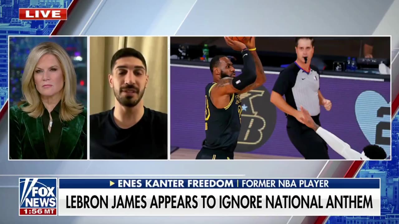 Enes Kanter Freedom LeBron James will stand up for anyone who pays him the most money.