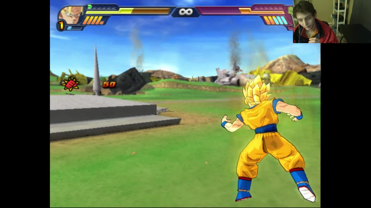 Super Saiyan Goku VS Perfect Cell In A Dragon Ball Z Budokai Tenkaichi 3 Battle