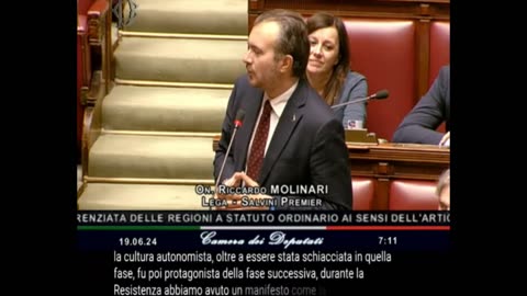 Riccardo Molinari Intervento dichiarazione di voto Autonomia Differenziata