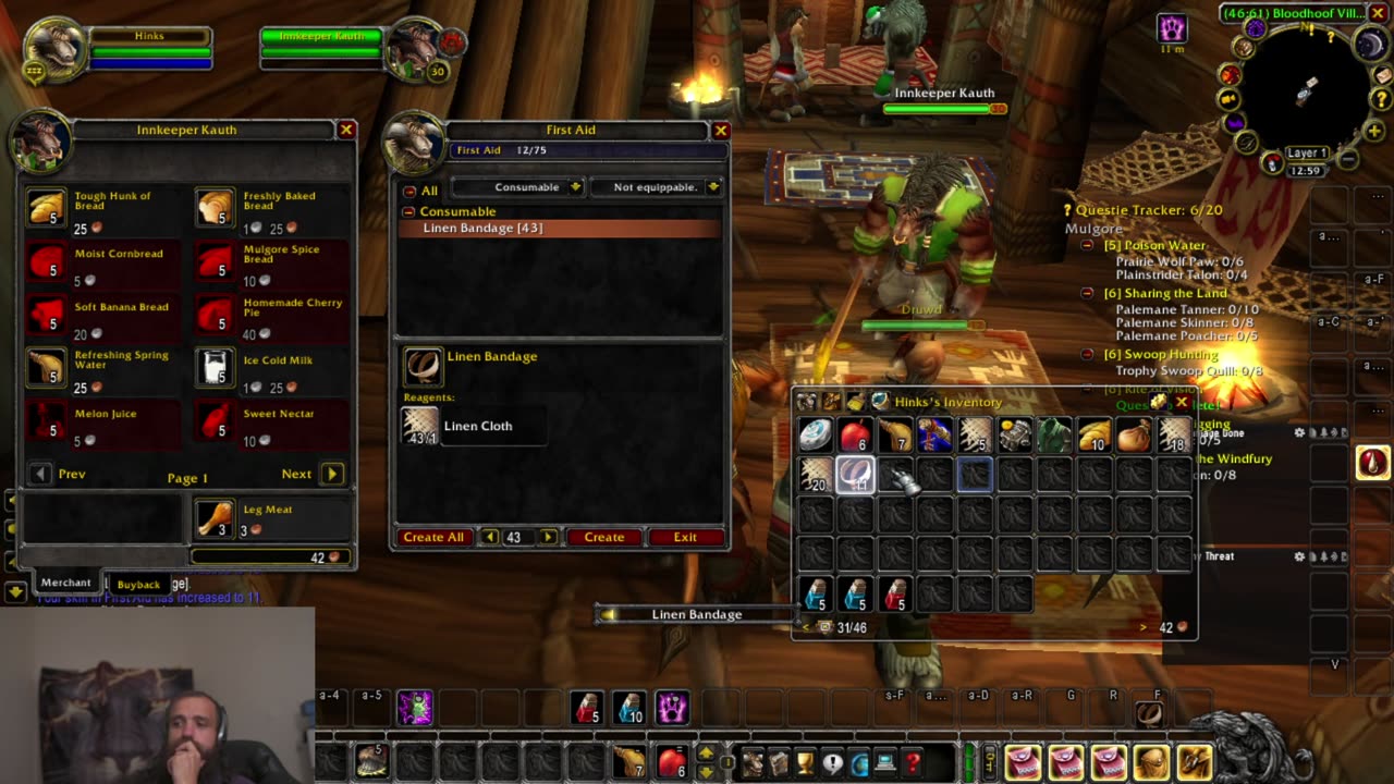 WoW Session 9 part 3 Druid alt levelling