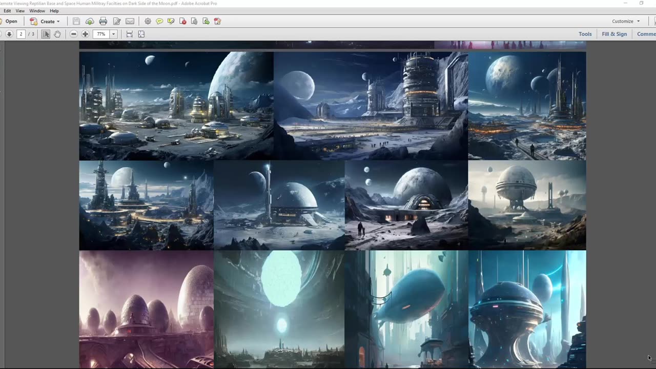REMOTE viewer view lower dimension beings aka alien bases on moon
