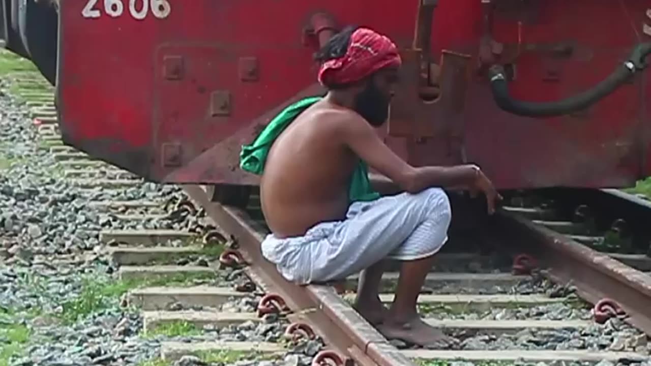 Train horn prank