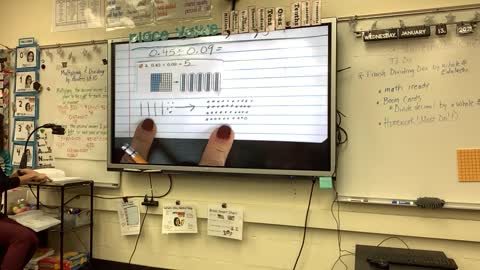 Dividing a Decimal by a Decimal Using Models