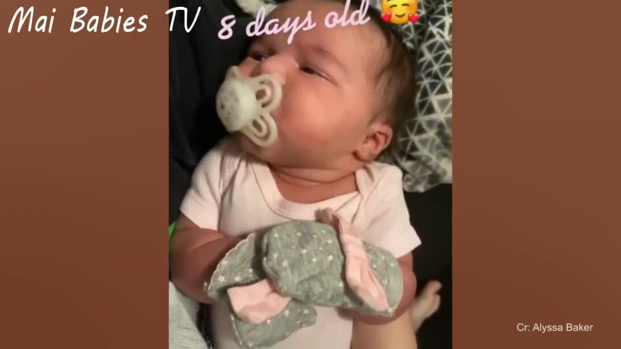 Funny Newborn Baby Doing Weird Things