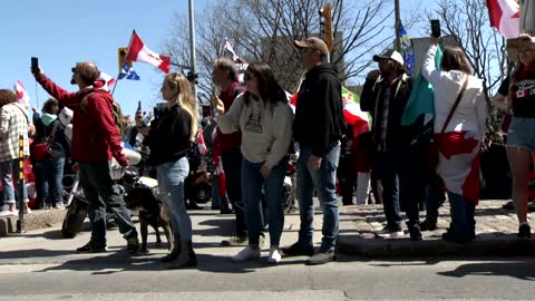 Chants of “freedom” in Ottawa as “Rolling Thunder” motorcycle convoy enters nation’s capital