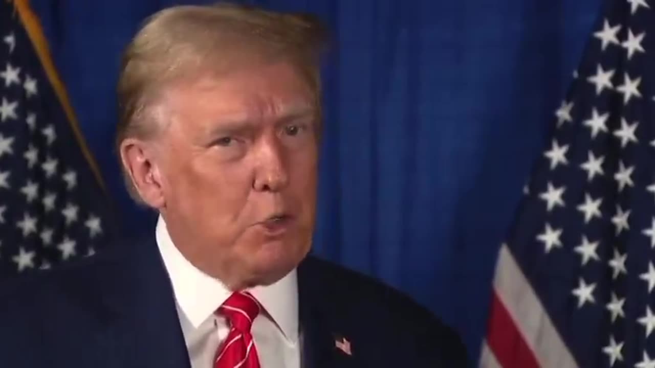 USA: Donald Trump Backstage Interview At NRA Rally In Texas!
