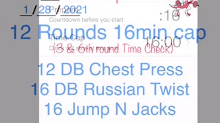 WOD 1/28/2021 Tuff Luv CrossFit