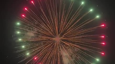 Fireworks 8" Award Winning Brocade Crown Testing for New year 2024