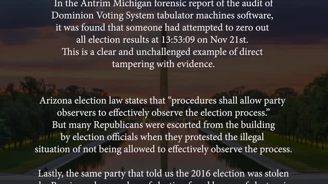 #HereIsTheEvidence #EveryLegalVote 2020 election?