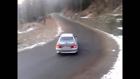 Mitsubishi Evolution Perfect Rally Corner