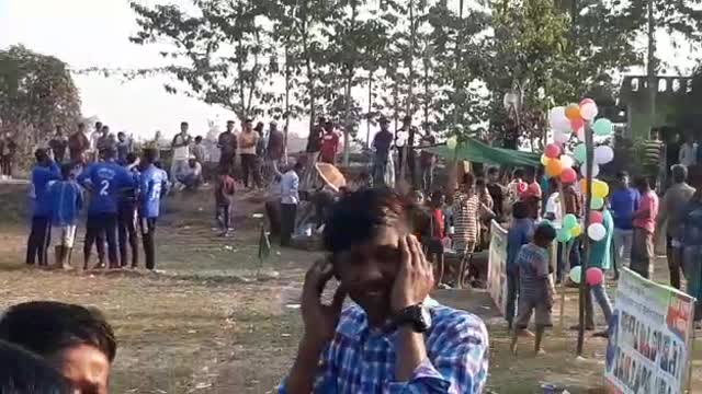 A little celebration with musical instruments for cricket