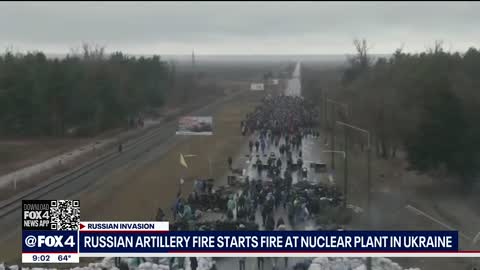 Russia-Ukraine war_ Nuclear power plant in Ukraine under attack by Russian troop