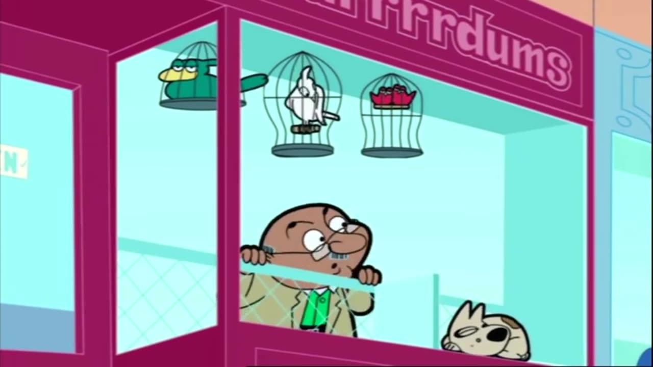 Mr.Bean's Pink Friend.