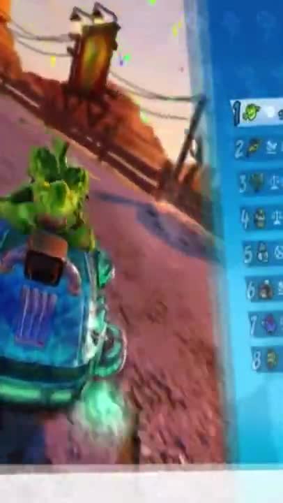 Monster Fake Crash Skin Gameplay - Crash Team Racing Nitro-Fueled