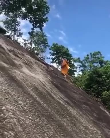 The Monk: Gravity??? Whats that?