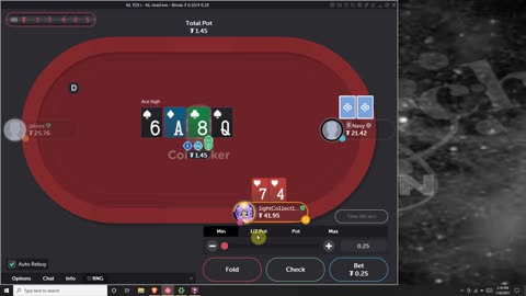 $25 NLH Cash - Short Handed, CoinPoker