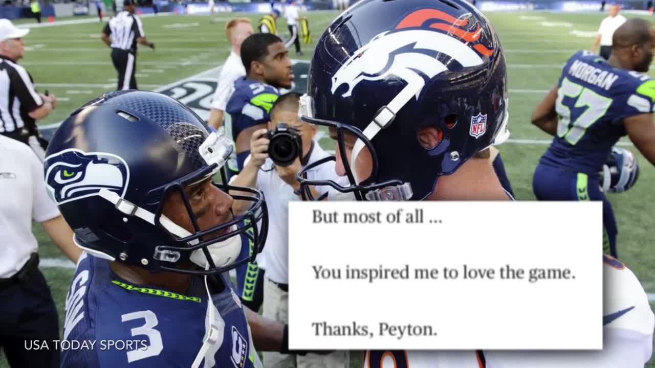 Russell Wilson Writes a Poem to Peyton Manning