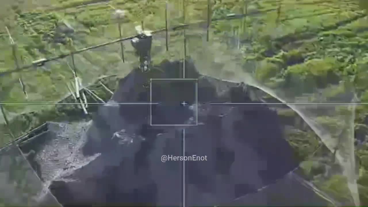 The destruction of the Ukrainian P-18 radar station by the Lancet kamikaze drone.