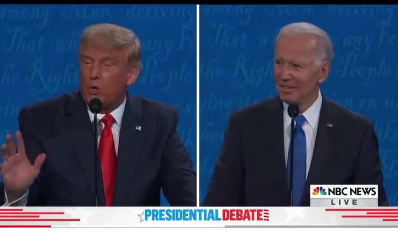 Trump predicted exactly what's happening today during 2020 debate