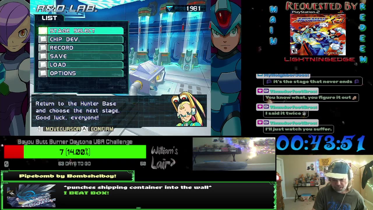 Megaman X8 - Rage, Fun, and My Hand Getting Held PT2