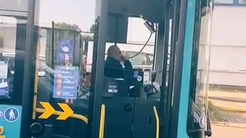 bus germany praising Allah..