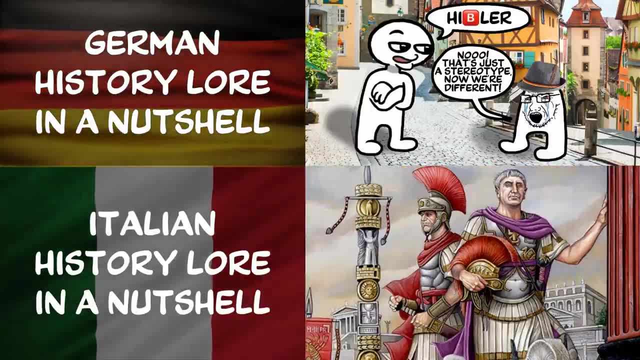 German History Lore vs Italian History Lore