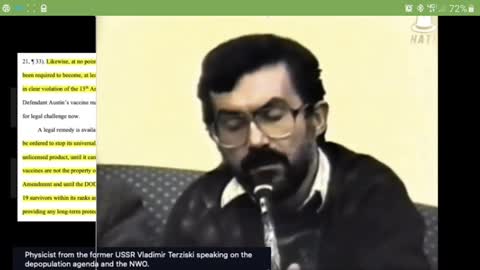 Physicist from the former USSR speaking on the Depopulation Agenda and the NWO