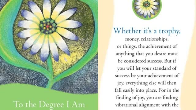 Abraham Hicks Meditation GENERAL WELL BEING The Law of Attraction Cards