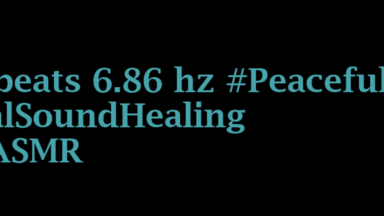 binaural_beats_6.86hz_AudioSphereASMR RelaxedState AudioSphereAmbientRelax