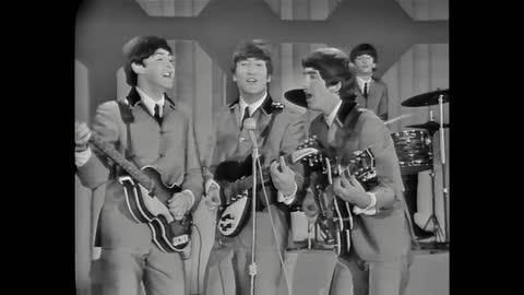 The Beatles Miami Ed Sullivan Rehearsal [upscaled, 60fps]