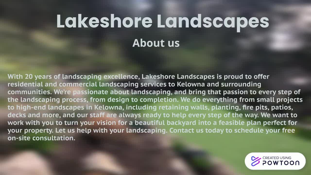 Landscaping Kelowna