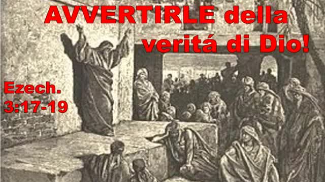 Chiese nell’errore: Avvertirle della veritá di Dio!