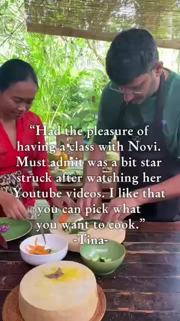 Making memories on your Solo Bali holiday-Private Balinese cooking classes🙏🏽😊