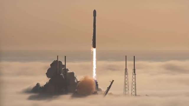 Watch: One of the most beautiful shots of a Starlink mission launch ever!