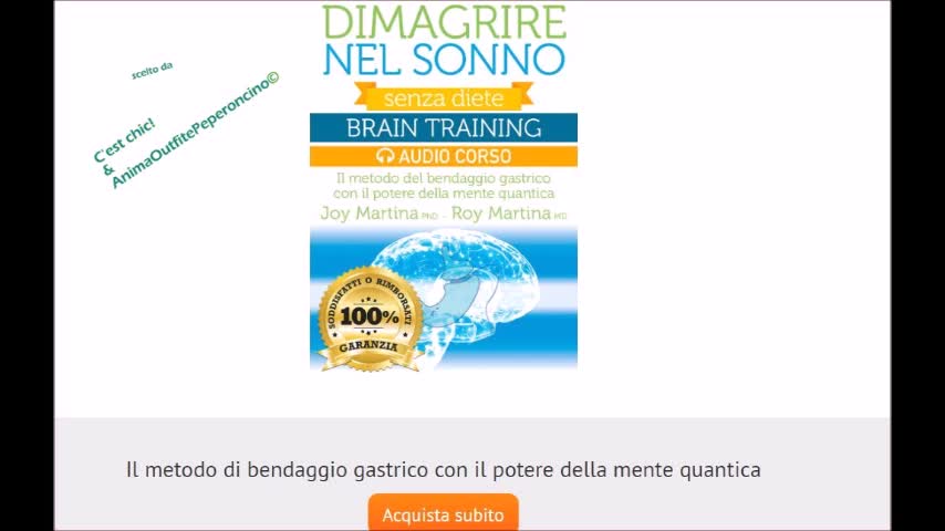 🧘🏽‍♀️🥗1-Dimagrire dormendo/Preparazione Bendaggio Gastrico