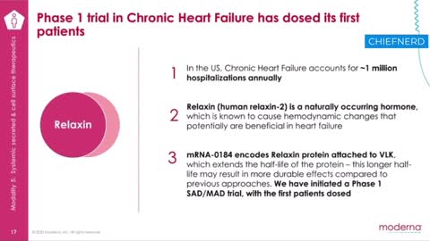 Moderna CEO Announces Phase 1 Clinical Trials Have Begun for Their Heart Failure mRNA Therapy