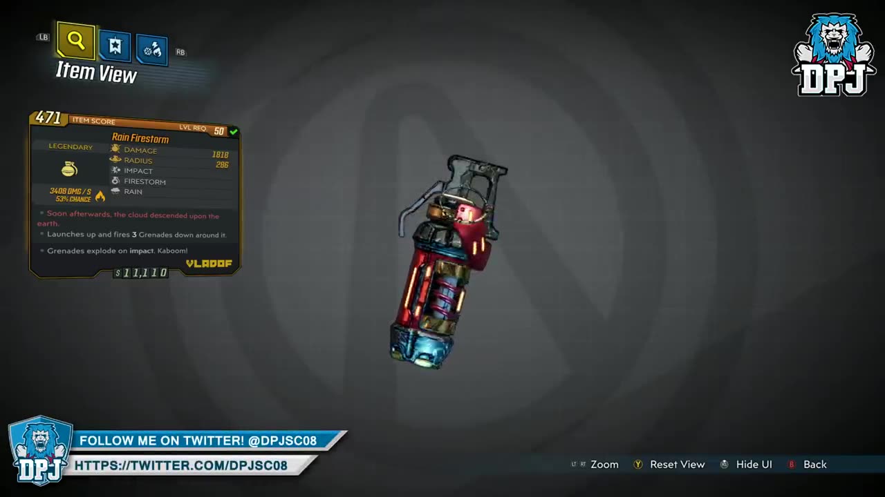 Borderlands 3_ NEW OP GRENADE - EASY BOSS MELT - MUST HAVE - HOW TO GET FIRESTORM GRENADE