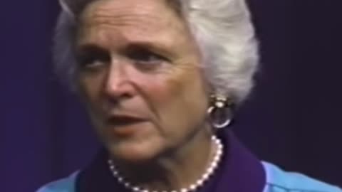 WHAT IS UP WITH BARBARA BUSH???