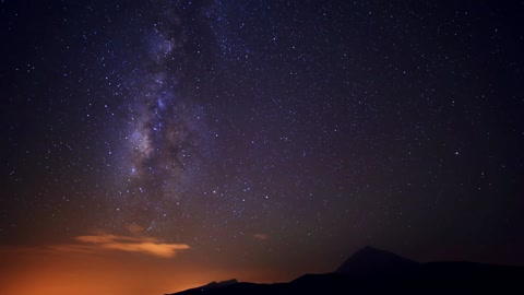 Night Sky - Beautiful Nature Clips Videos #1