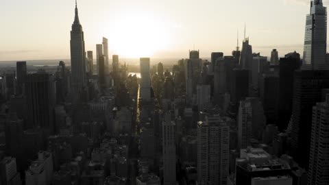 Drone Empire State Building NYC_1080p