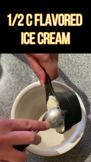 How to make flavored creme brûlée with ice cream!