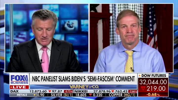 'This Is Ridiculous': Jim Jordan Lambasts Biden For 'Semi-Fascism' Remark