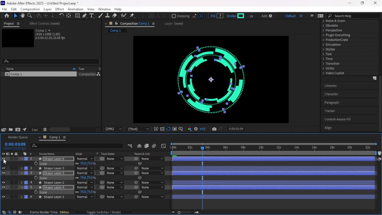 Crafting Futuristic HUDs in After Effects A Step-by-Step Tutorial