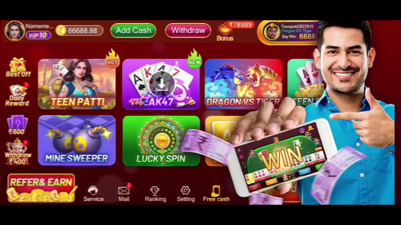 Earn on daily basis from these game. Check description