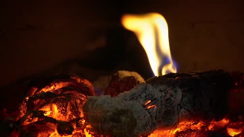 Le Feu Cheminée La Chaleur Graver À Chaud