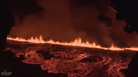 volcano in Iceland.