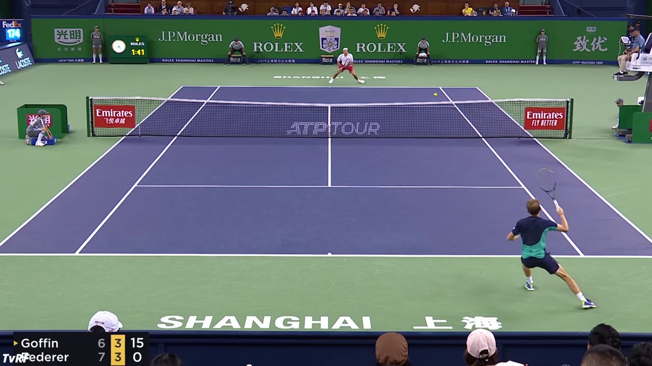 Federer - Goffin | Shanghai 2019 R3