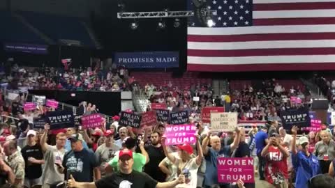 Aerosmith's "Livin' on the Edge" Being Played At Trump Rally